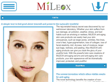 Tablet Screenshot of mileox.com